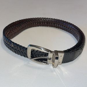 Vintage Men’s Braided Leather Belt